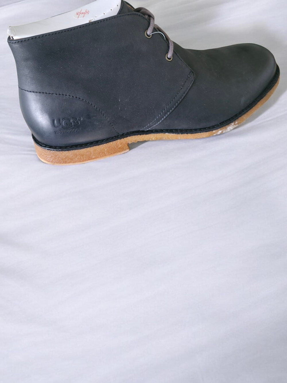 UGG Men’s Black Leather Desert Boot
